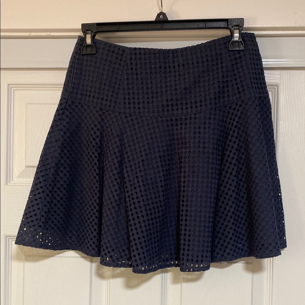 Chic Navy Skater Skirt
